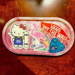 Trinket Tray handmade jewelry trinket rolling tray